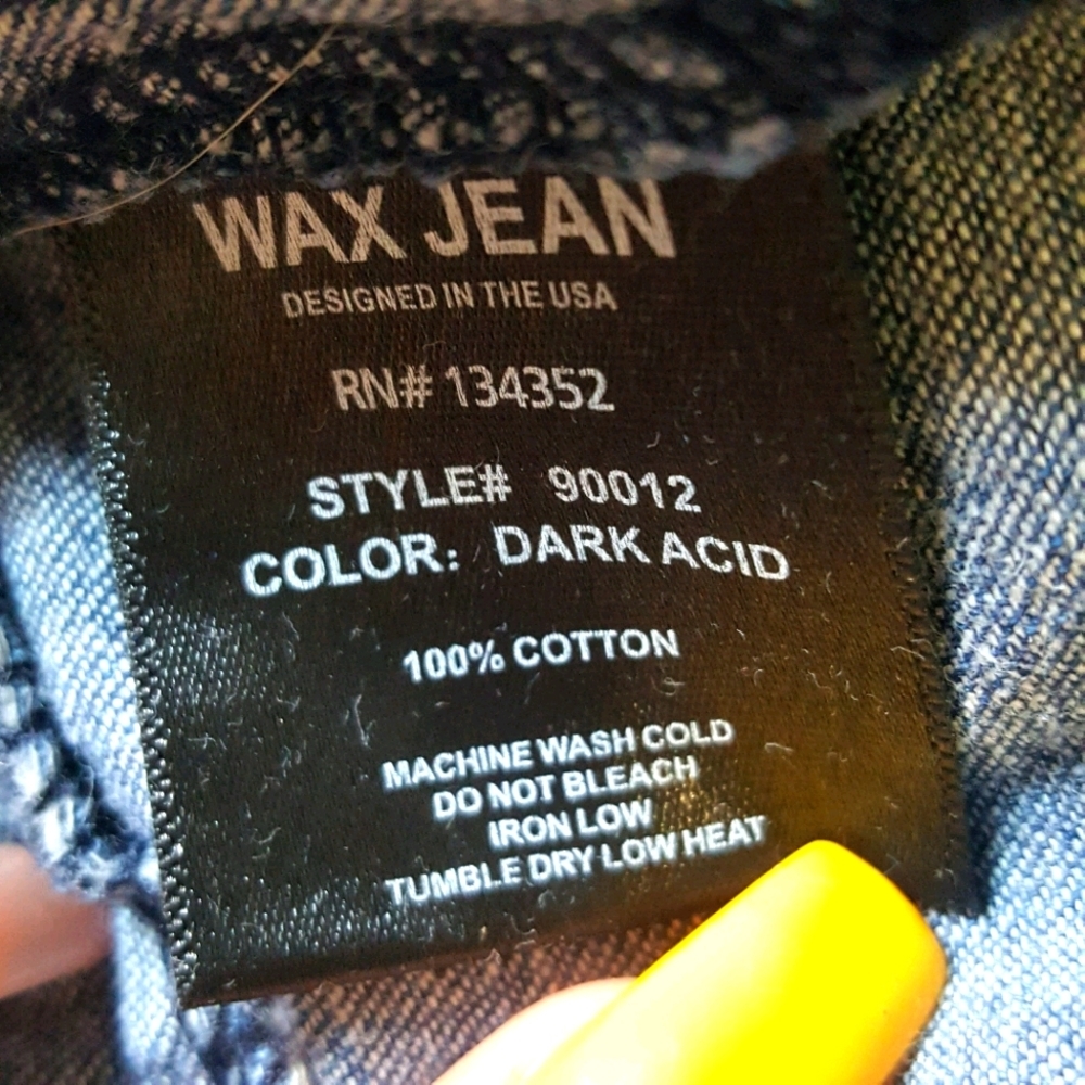wax jeans premium denim pants women's - Picture 11 of 11